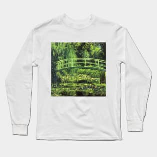 White Waterlilies by Claude Monet Long Sleeve T-Shirt